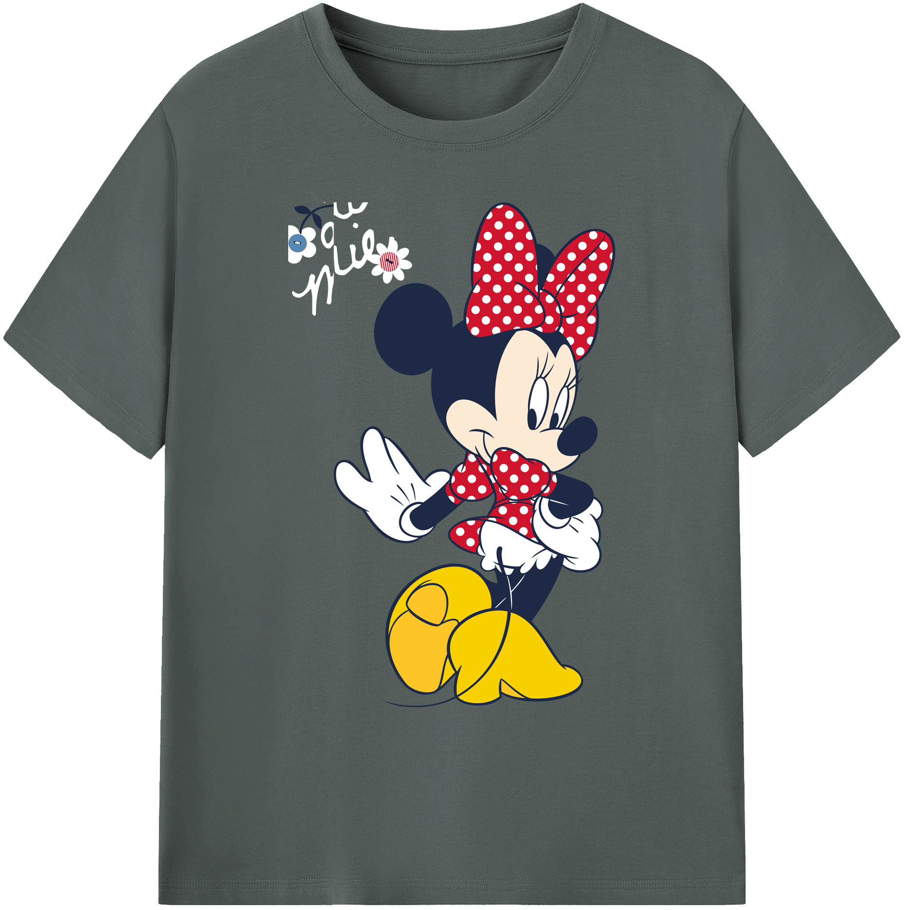 （画像用） ミッキーマウス Mickey Mouse 綿100％ メンズ半袖Tシャツ｜肌触りやわらか＆通気性